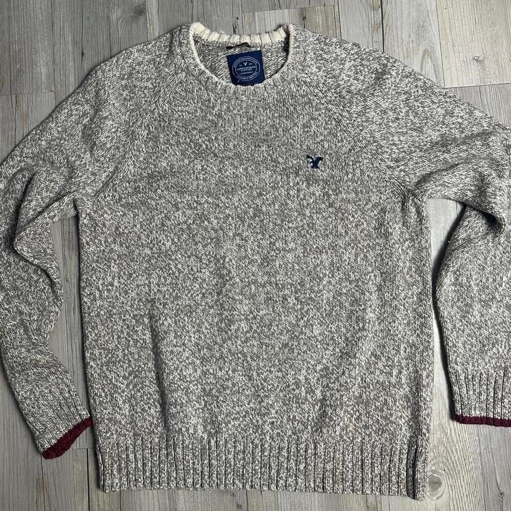 American-eagle Men's Grey Jumper